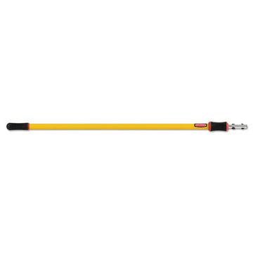Rubbermaid® Commercial HYGEN™ Hygen 48-96" Quick-connect Extension Pole, Aluminum, Yellow, 6-carton freeshipping - TVN Wholesale